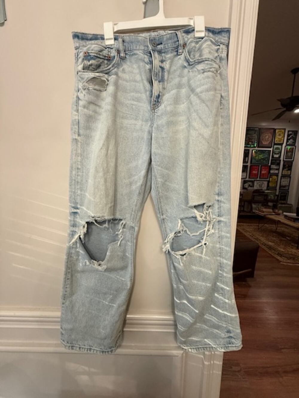 American Eagle Light Washed Denim Women's 12 Regular